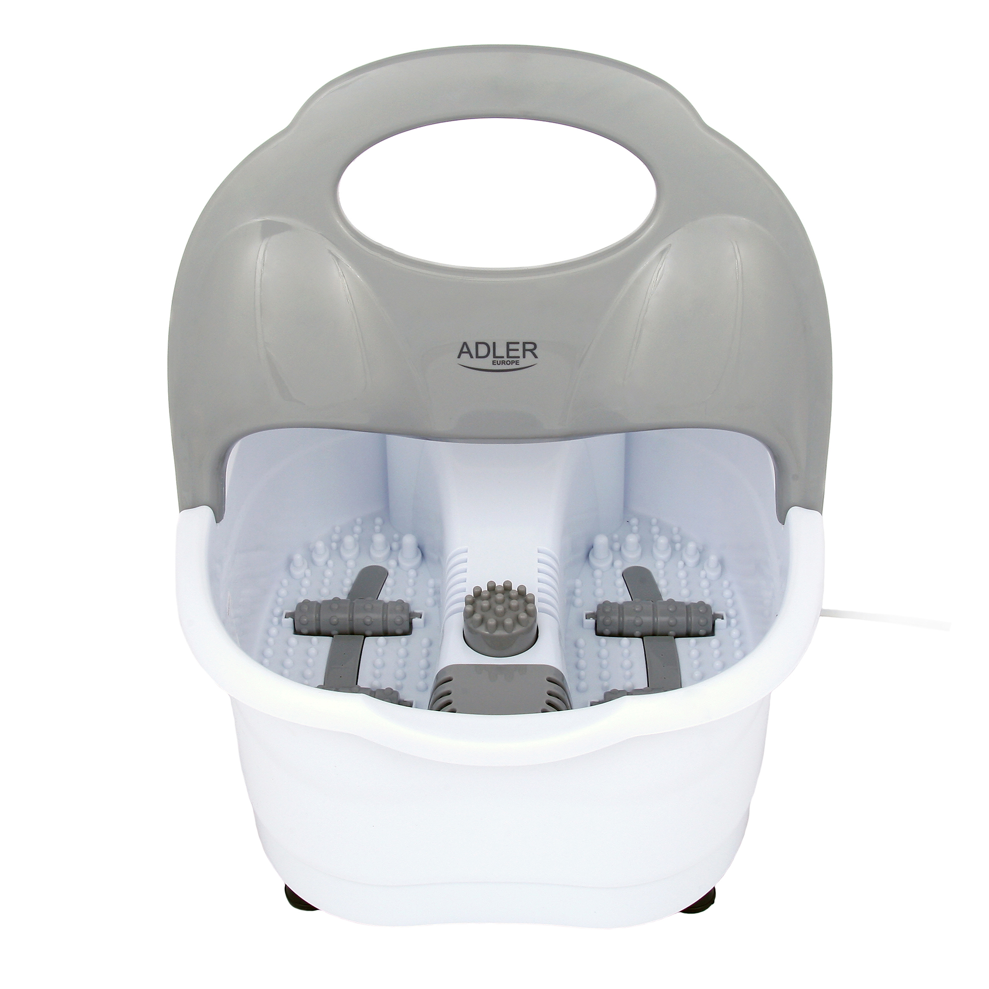 Mpm Mms 01 Masajeador De Pies Con Agua, Masaje De Burbujas Y Por Vibración,  Control De Temperatura Por Infrarrojos, Cepillos Intercambiables, 70 W