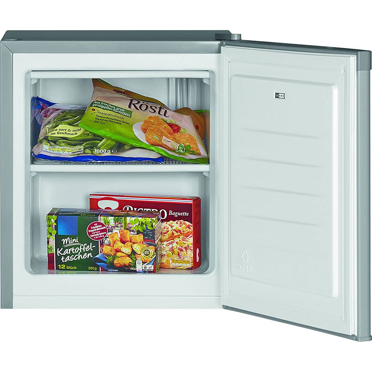 Bomann GB 388 - Congelador Vertical pequeño 30 litros, plata, A++