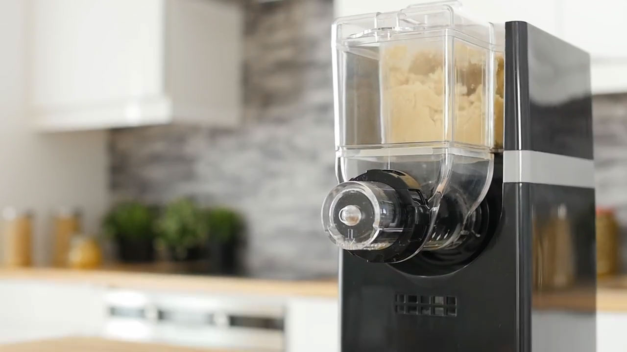 Carmry CR4806 Máquina hacer pasta fresca automática, Penne, Rigattoni, Spaghetti, Linguine, Lasaña, Fettuccini y Tagliatele, pala amasado, 150W 