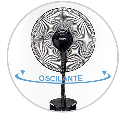 Camry CR 7316 - Ventilador de pie oscilante con nebulizador de agua