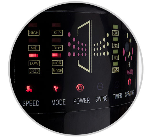 Camry CR 7316 - Ventilador de pie oscilante con nebulizador de agua