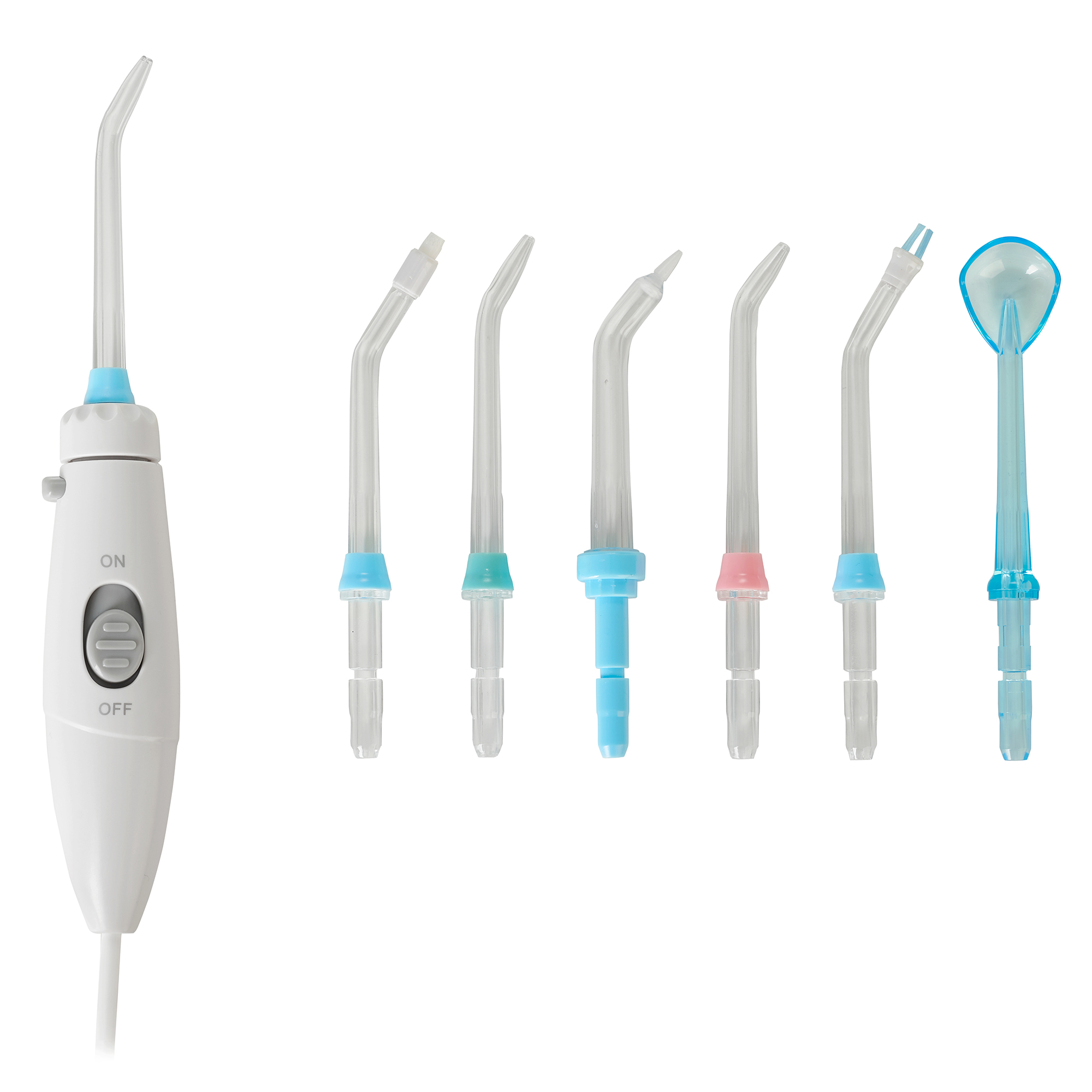 CAMRY CR-2172 Irrigador Bucal Portátil con 7 Boquillas, Multifuncional 600ml Irrigador Dental, Profesional, Limpieza de Dientes de Ortodoncia y Dientes de Implante, Lavado Pulsado de Dientes