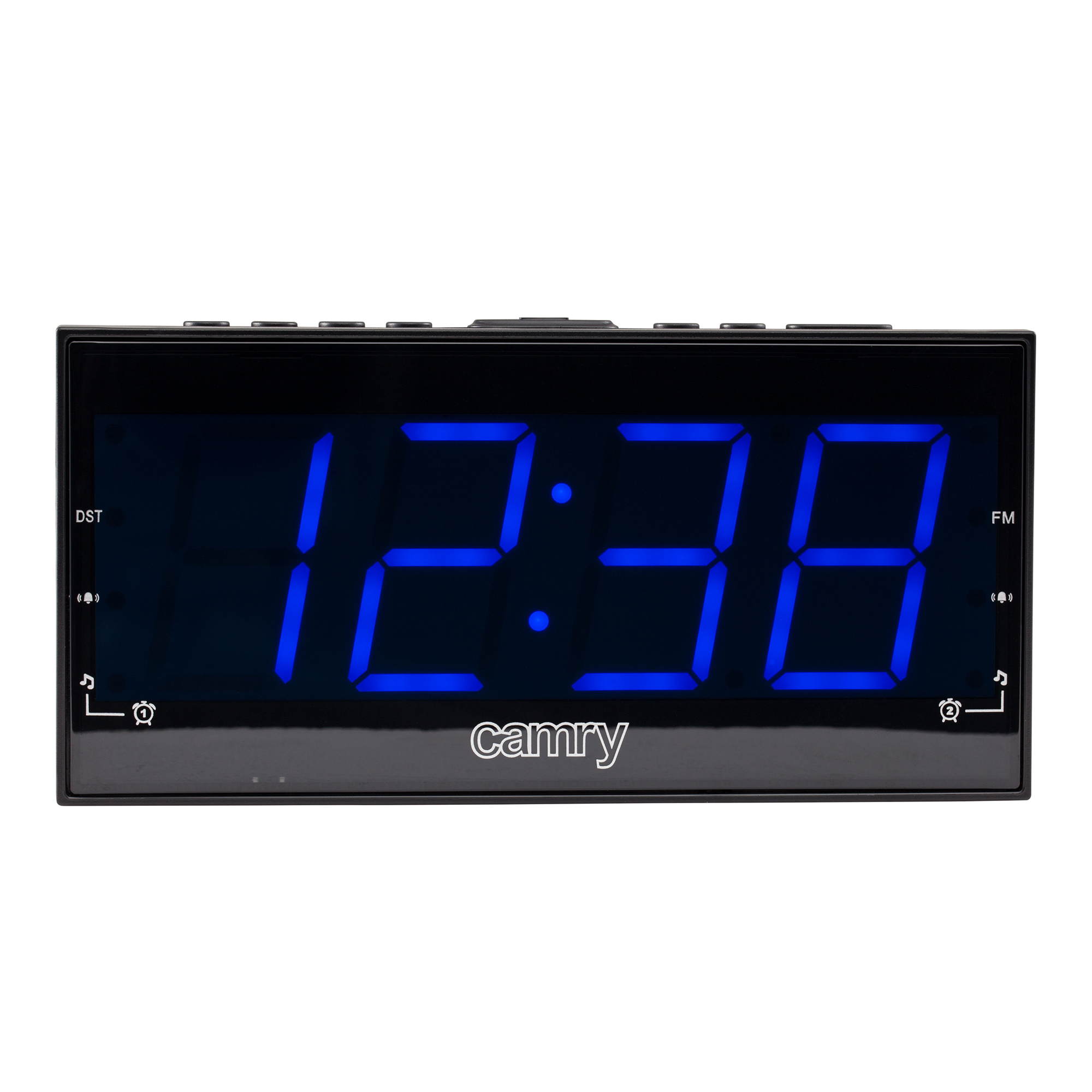 CAMRY CR1164 Radiodespertador Digital FM, Gran Pantalla LED, Dos Alarmas, 10 Pre sintonías, Función SNOOZE, SLEEP