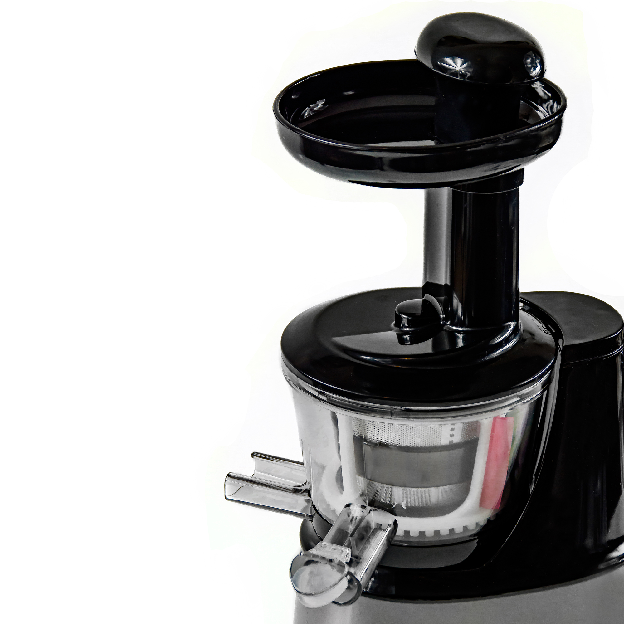 CAMRY CR4120 Licuadora prensado en frío para verduras y frutas, baja velocidad 70 RPM, Slow Juicer, 2 Recipiente de jugo y Pulpa, función inversa, 150W