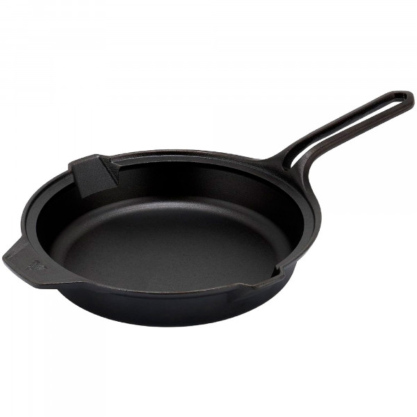 Victoria Sartén Hierro Fundido Curado Signature Classic Inducción 25cm, Apta Fuego, Barbacoa, Horno, Vitrocerámica, Cast Iron Skillet Curada para Crear Antiadherente Libre de Tóxicos sin PTFE ni PFOA