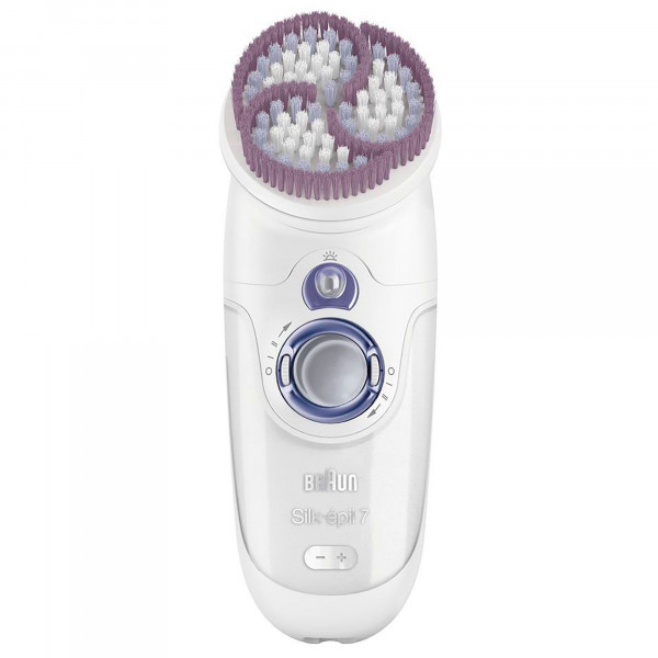 Braun Silk-Épil 7 909 WD Skin Spa Cepillo de limpieza y Exfoliación de la Piel, Facial y Corporal, Impermeable, 2 velocidades, Inalámbrico