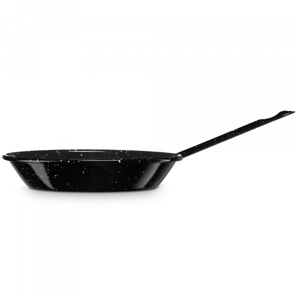 briebe Sartén Inducción 30 cm Acero Esmaltado, 4,6 L, Apta para Vitrocerámica, Fuego, Gas, Horno, Levante Negro Jaspeado 