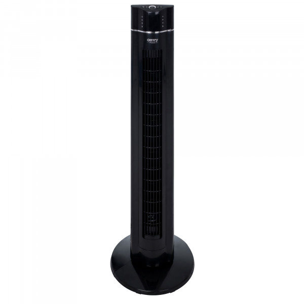 Camry CR 7320 Ventilador de Torre Ionico, Silencioso, Mando a Distancia, Temporizador, Oscilante, 3 Velocidades, 107 cm, 120W, Negro