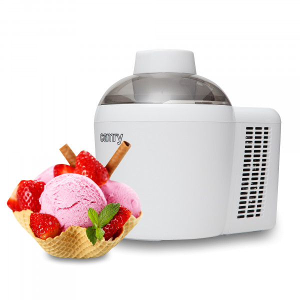 Camry CR4481 Heladera Eléctrica Casera, para hacer Helados, Frutas, Yoghurt Helado, Automática, 0,7L, 90W