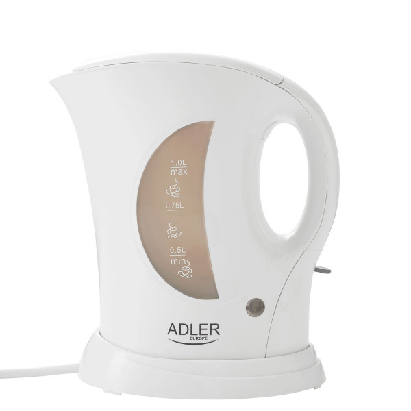 Adler AD 03 - Hervidor de Agua eléctrico pequeño 1 litros libre de BPA, 900W