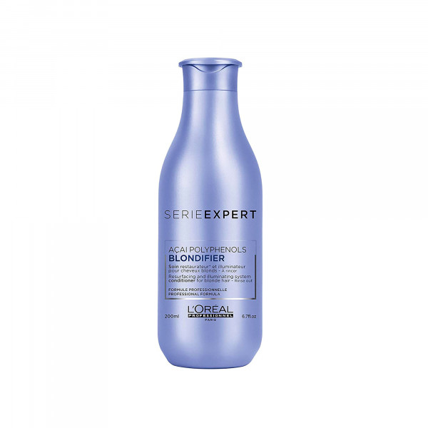 L'Oréal Serie Expert Blondifier Acondicinador Iluminador Cabellos Rubios 200ml, Pelo con Más Brillo