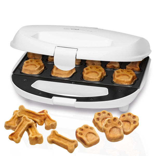 Clatronic DCM 3683 - Máquina para hacer galletas para perros y mascotas con forma de huella y hueso