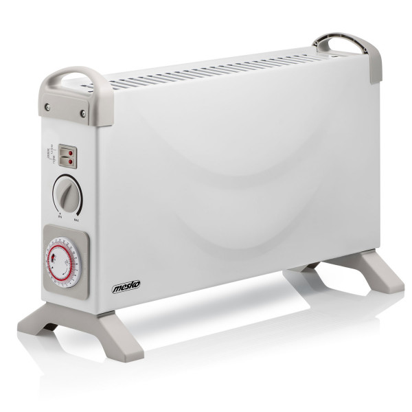 Mesko MS7713 Radiador Convector Aire Caliente, Termostato Regulable Para un Bajo Consumo, 3 Niveles Potencia, Silencioso, (750W 1250W 2000W)