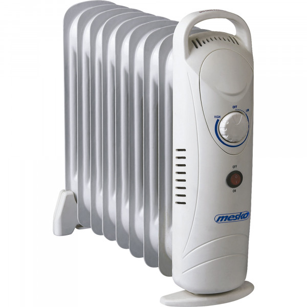  Mesko MS 7805 Mini Radiador de Aceite, 1000W, 9 Elementos, Regulador de Temperatura, Termostato, Bajo Consumo, Protección Sobrecalentamiento