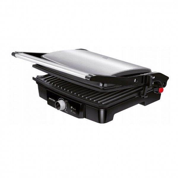 MPM MGR-09M Plancha Grill de asar doble tapa basculante adaptable en altura 180°C