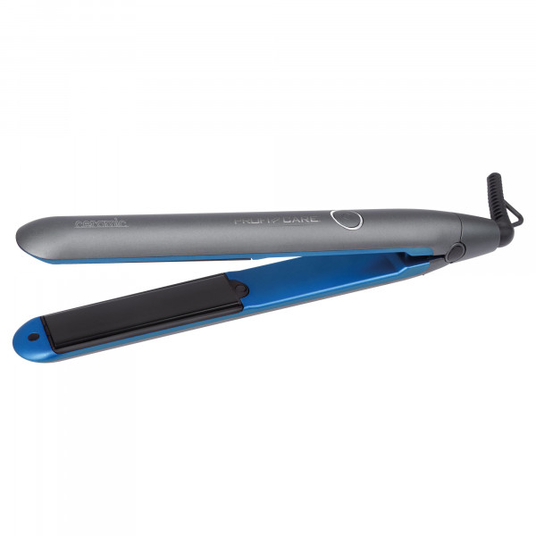 Proficare HC 3072 Plancha Pelo Profesional, Placas Cerámicas Turmalina, Distribución Uniforme Temperatura, Tecnología Iónica, Azul, 35W