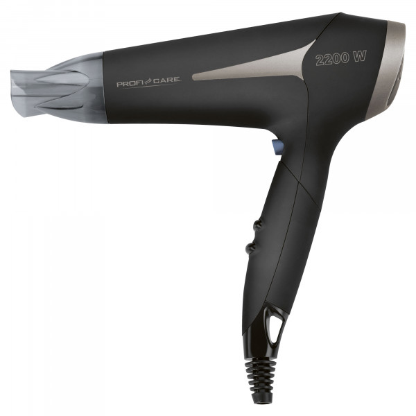 Proficare HT 3046 Secador de Pelo Profesional Iónico, Diseño Mango Plegable, 3 Niveles Temperatura, 2 Velocidades, Boquilla Concentradora 360º, 2200W