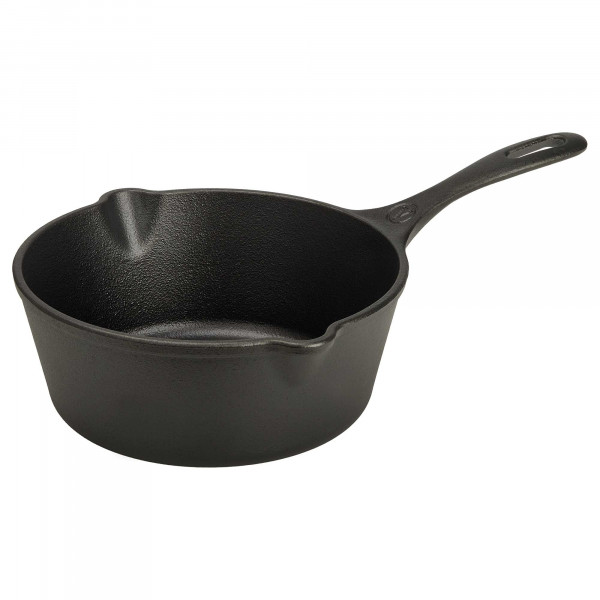 Victoria Sartén Honda Hierro Fundido Esmaltado Inducción 20cm, Apta para Fuego, Barbacoa, Horno, Vitrocerámica, Gas, Cast Iron Skillet, Libre de Tóxicos sin PTFE ni PFOA
