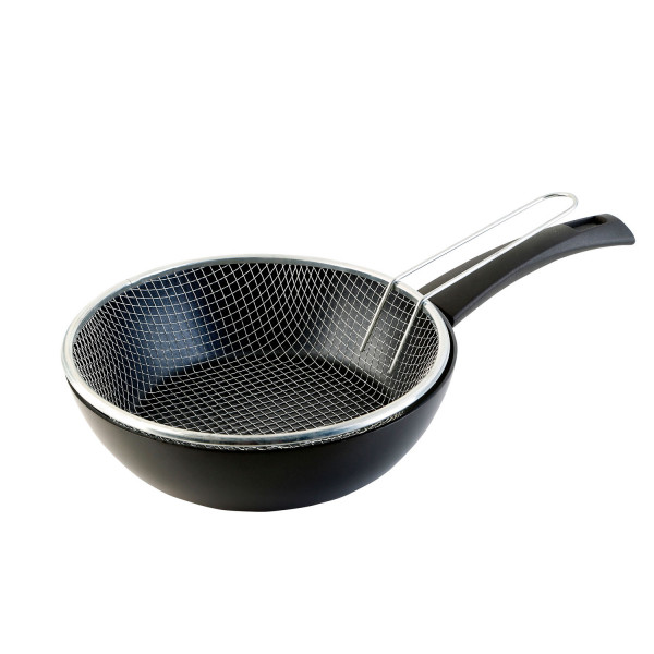 Wecook Ecochef Titanio Sartén Aluminio Forjado 26 cm, inducción, 5 Capas  Antiadherente sin PFOA, 4mm espesor, Apta todas las cocinas, vitroceramica,  gas, lavavajillas