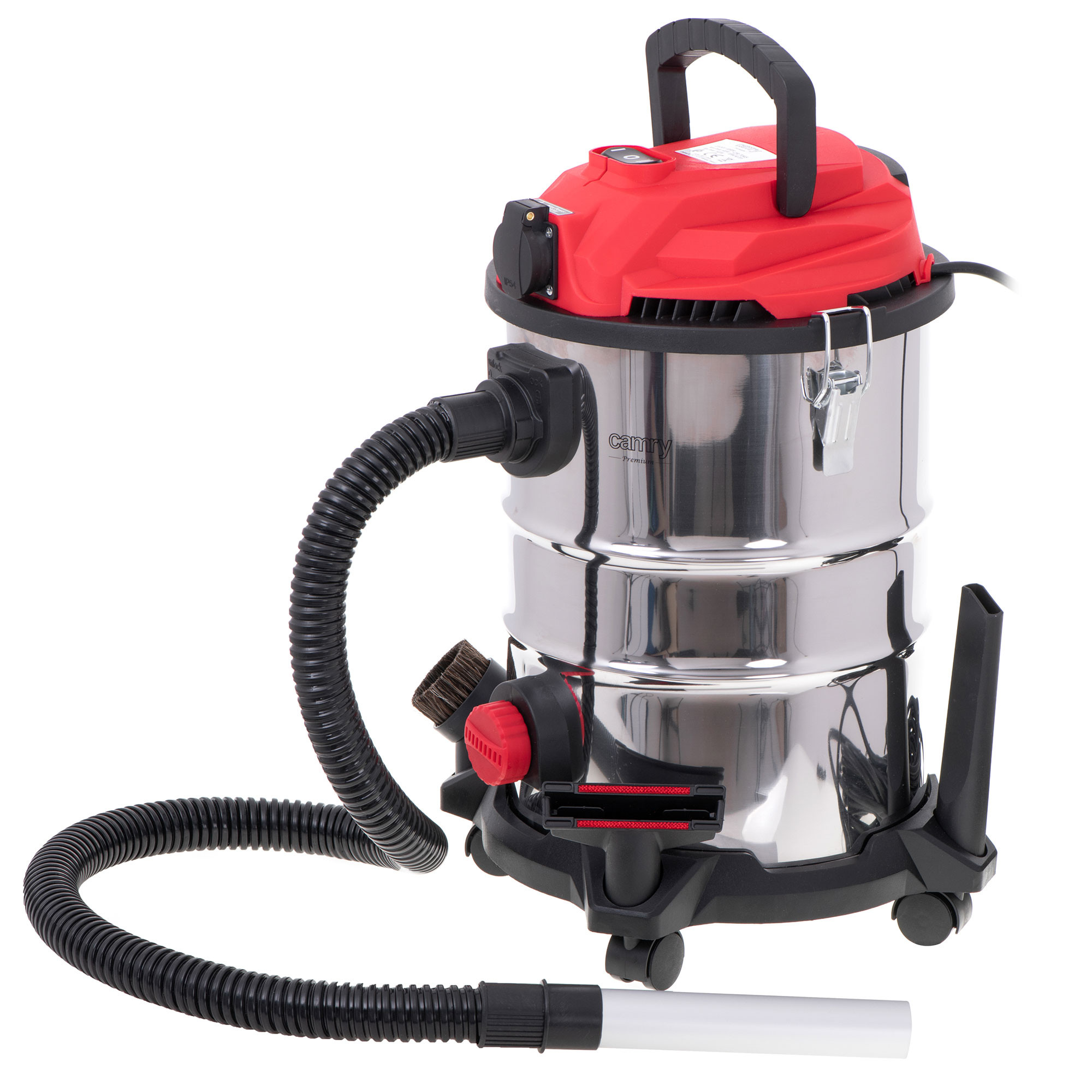 Aspirador sin bolsa - MPM MOD-22, Lava-aspiradora con Limpiador de Tapiceria  para Coche, Humedo Seco, 10L, Profesional, Filtro