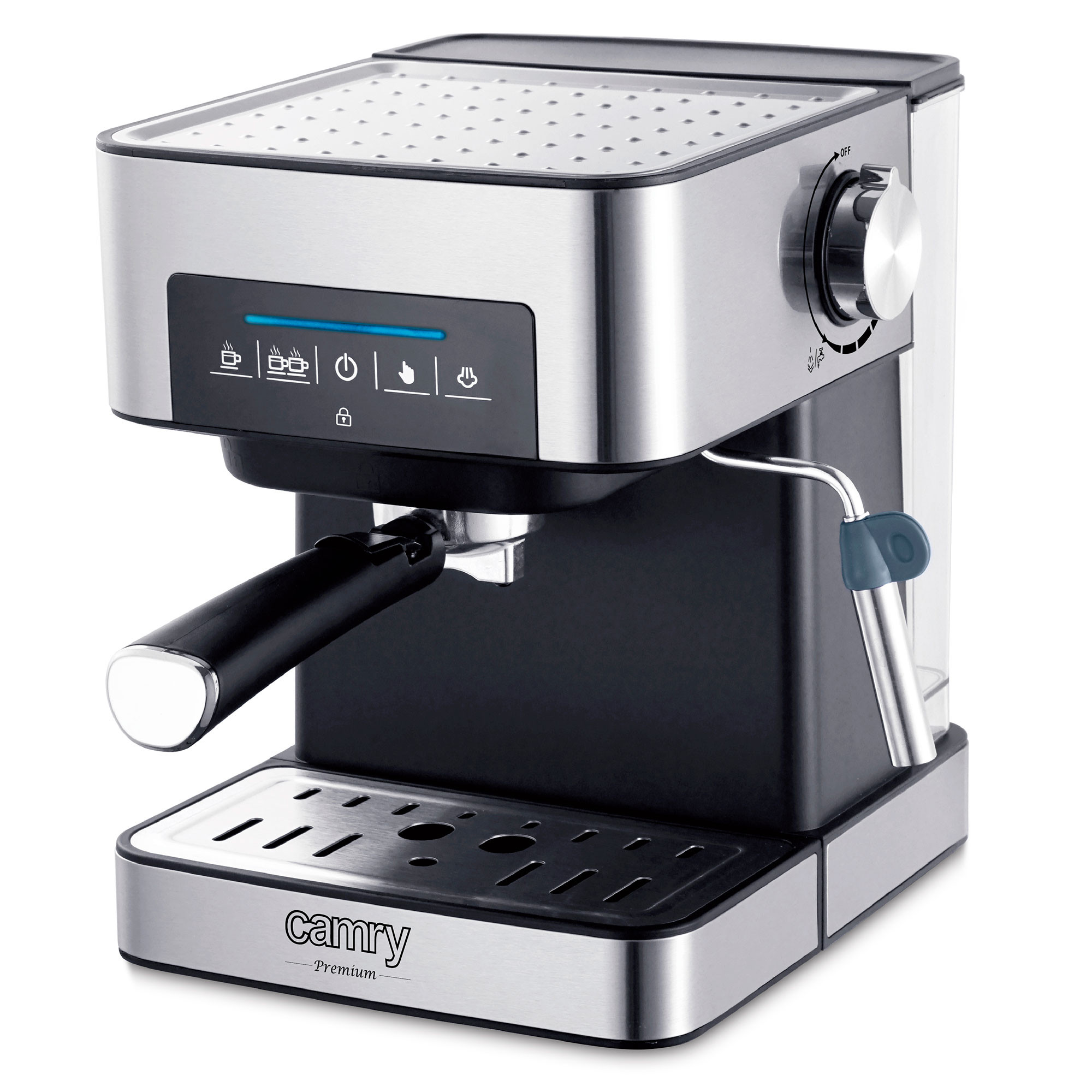 Camry CR 4410 Cafetera Espresso Automática 15 Bares, 1,6 L, para Preparar  Café Latte, Espresso