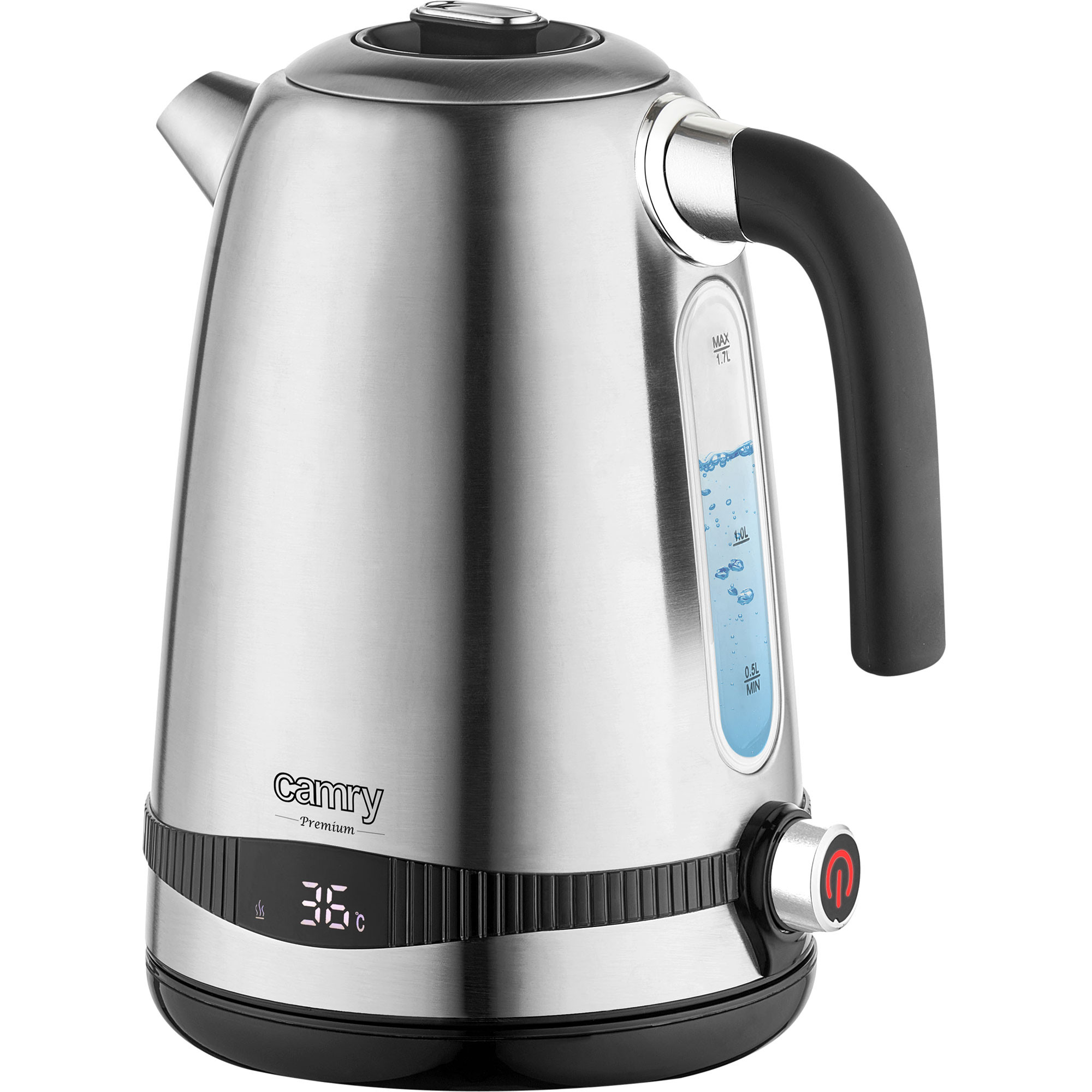 Camry Stainless Steel 1,7L kettle