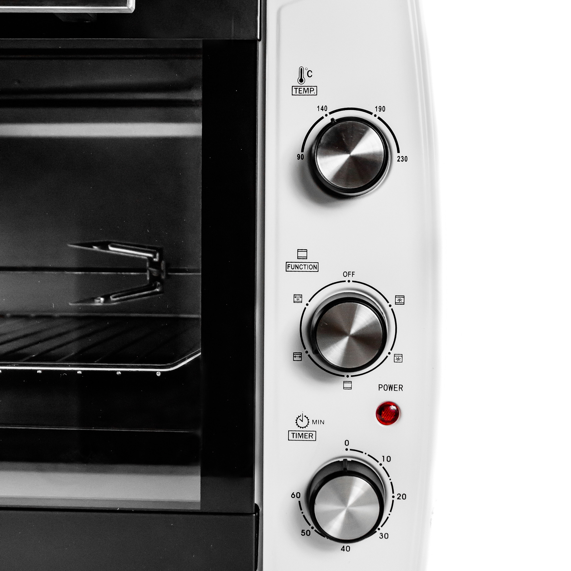 CAMRY CR-6008 Horno Eléctrico de Sobremesa Convección 63 litros, Grande,  Acero Inoxidable, Asador de pollo,