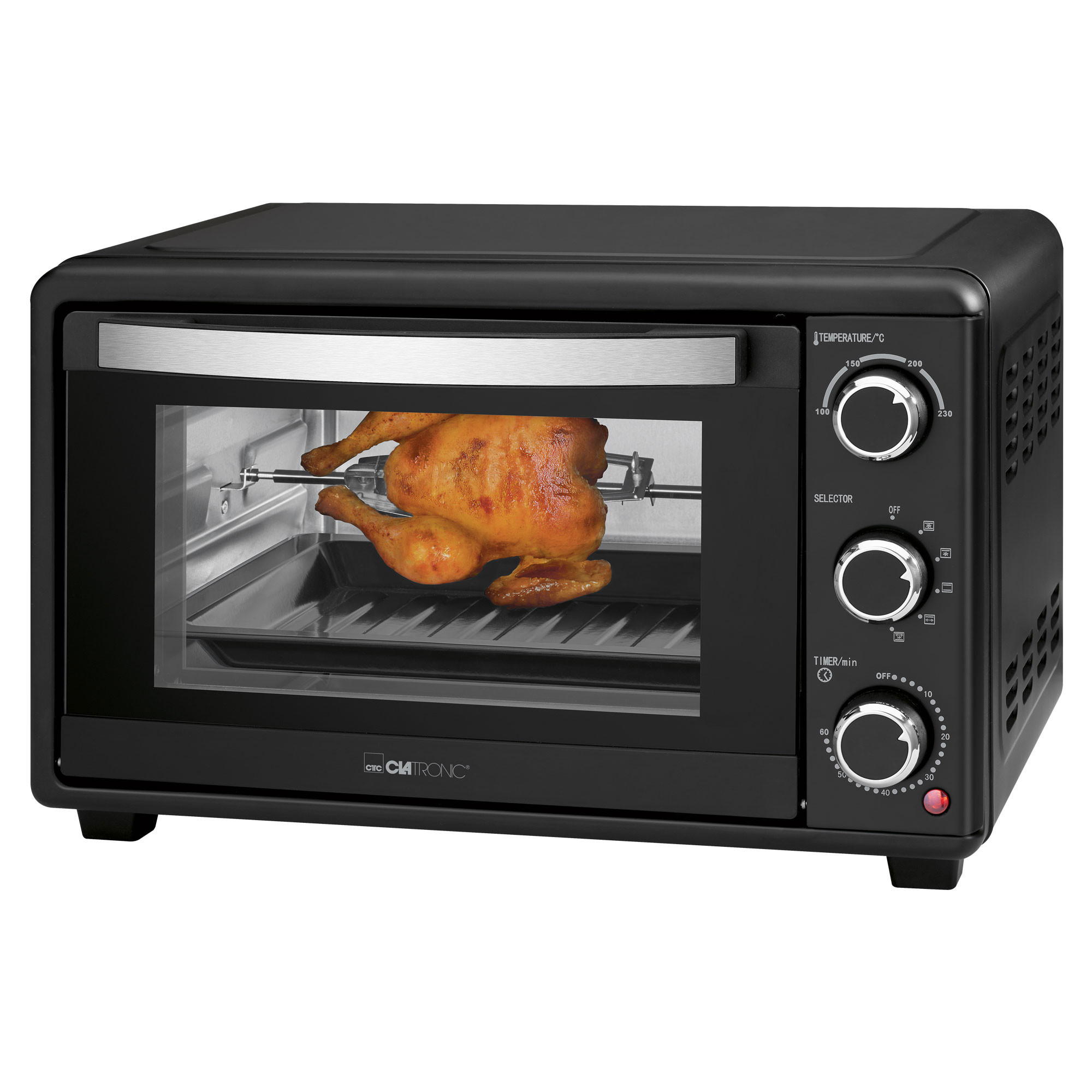 Horno sobremesa 25L asador pollos giratorio MBG 3727