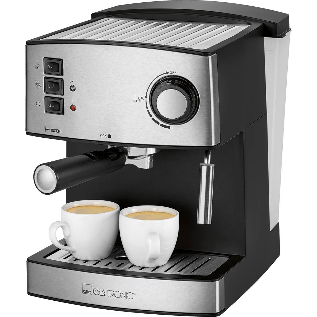 MPM MKW-08M Cafetera Express 20 bares, Espresso, Cappuccino, Latte
