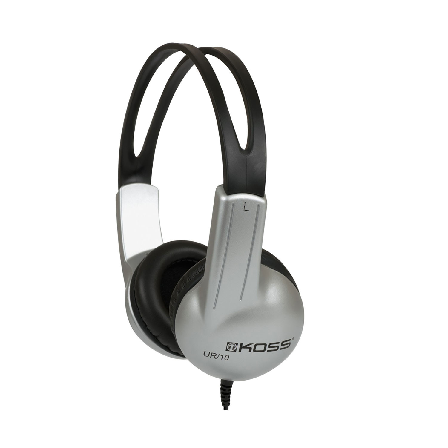 Koss UR10 Auriculares con Cable, Cascos de Diadema Cerrados, Headphones On  Ear Ajustables, para Música Calidad