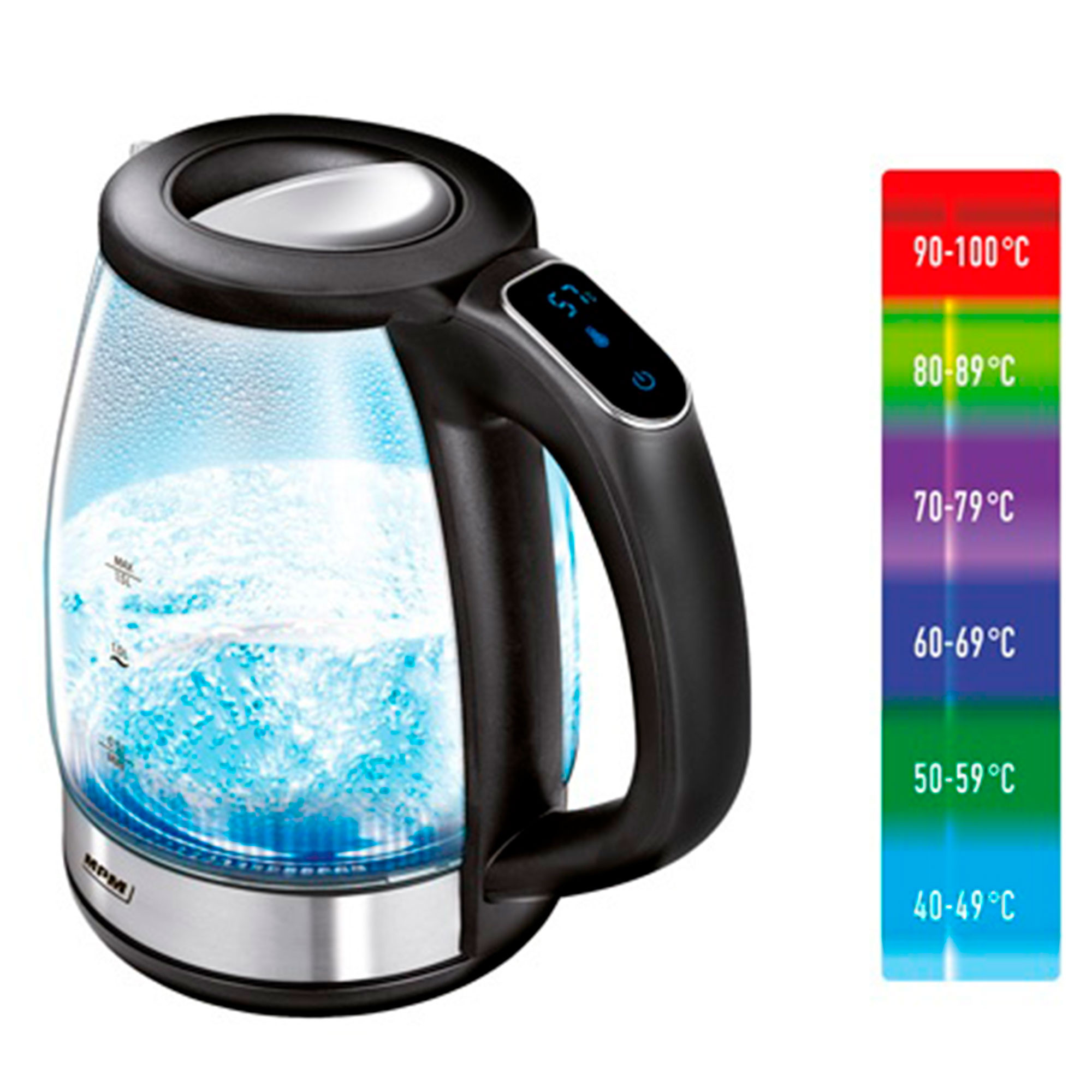 MPM MCZ 100 Hervidor de Agua El ctrico de Cristal Libre de BPA