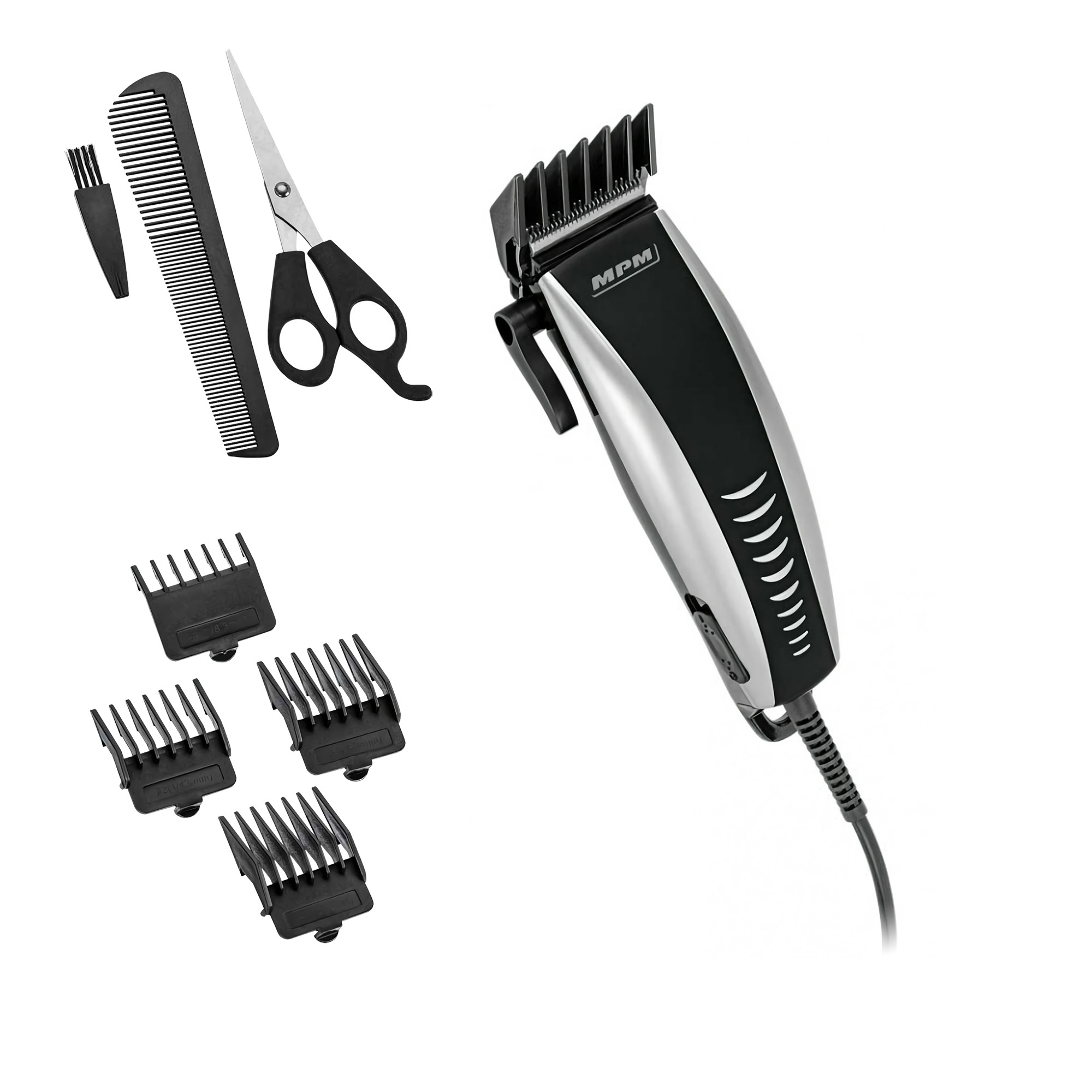 MPM MMW-02 Cortapelos Eléctrico Profesional, Afeitadora para Hombre,  Depiladora Corporal, Cabeza, Barba, Ajuste de corte, Cuchilla de Acero  Inoxidable