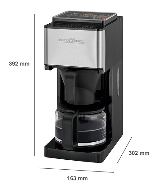 Proficook Cafetera de goteo con molinillo cafe KA1138