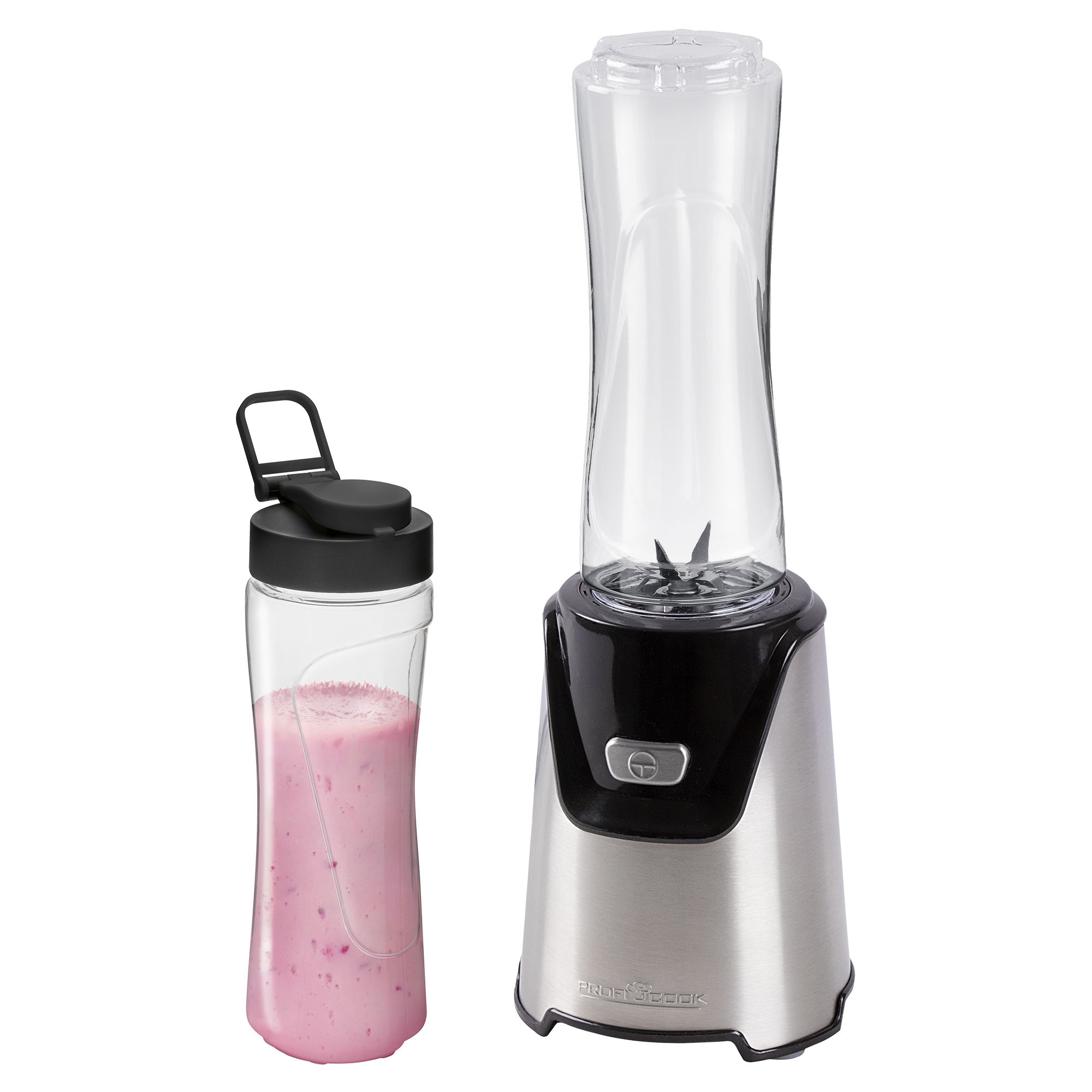 Proficook SM 1153 Batidora para Smoothies, 2 Recipientes 0,6