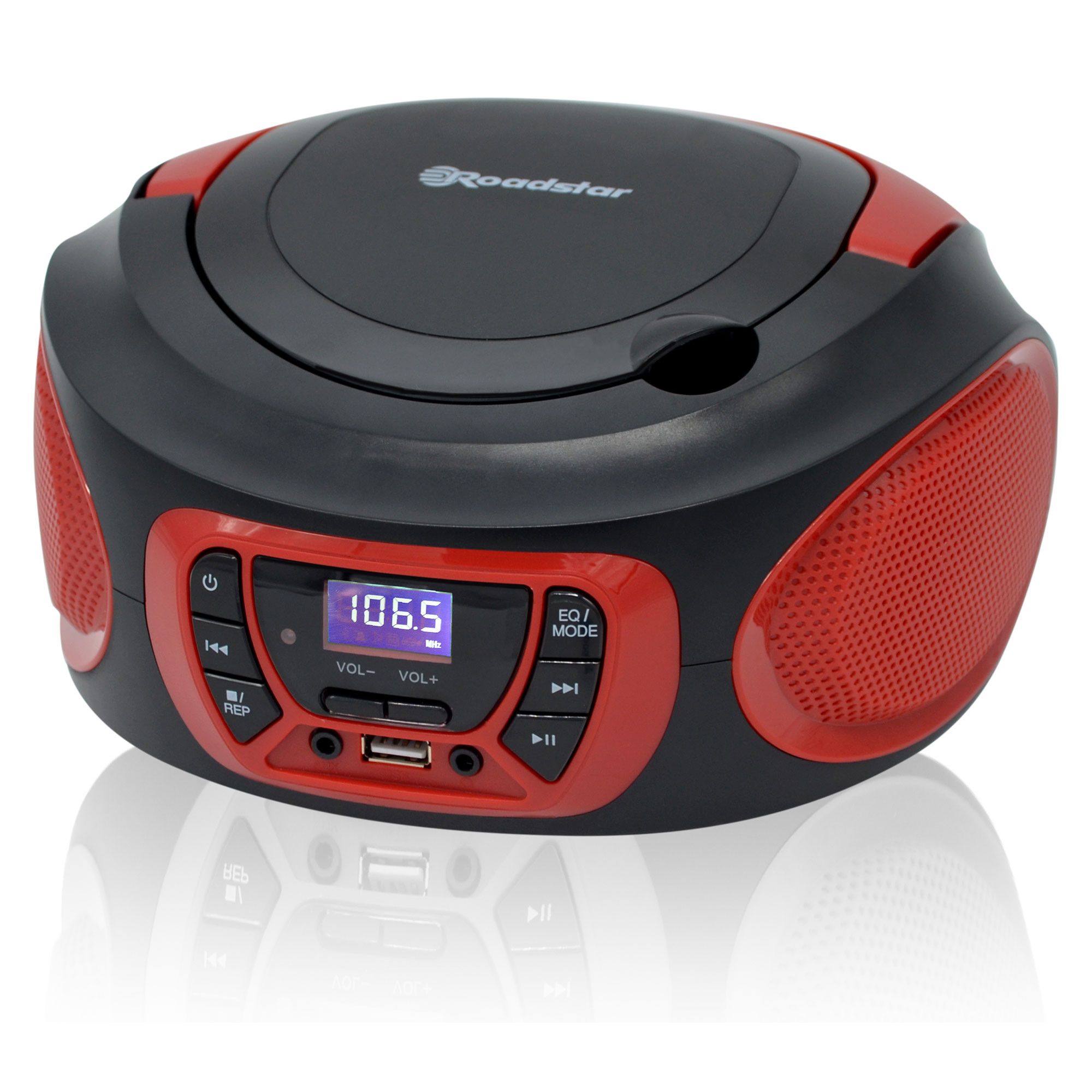 Roadstar TRA-300D+BK Radio Portátil Digital DAB/DAB+/FM, Funciona a Red /  Pilas