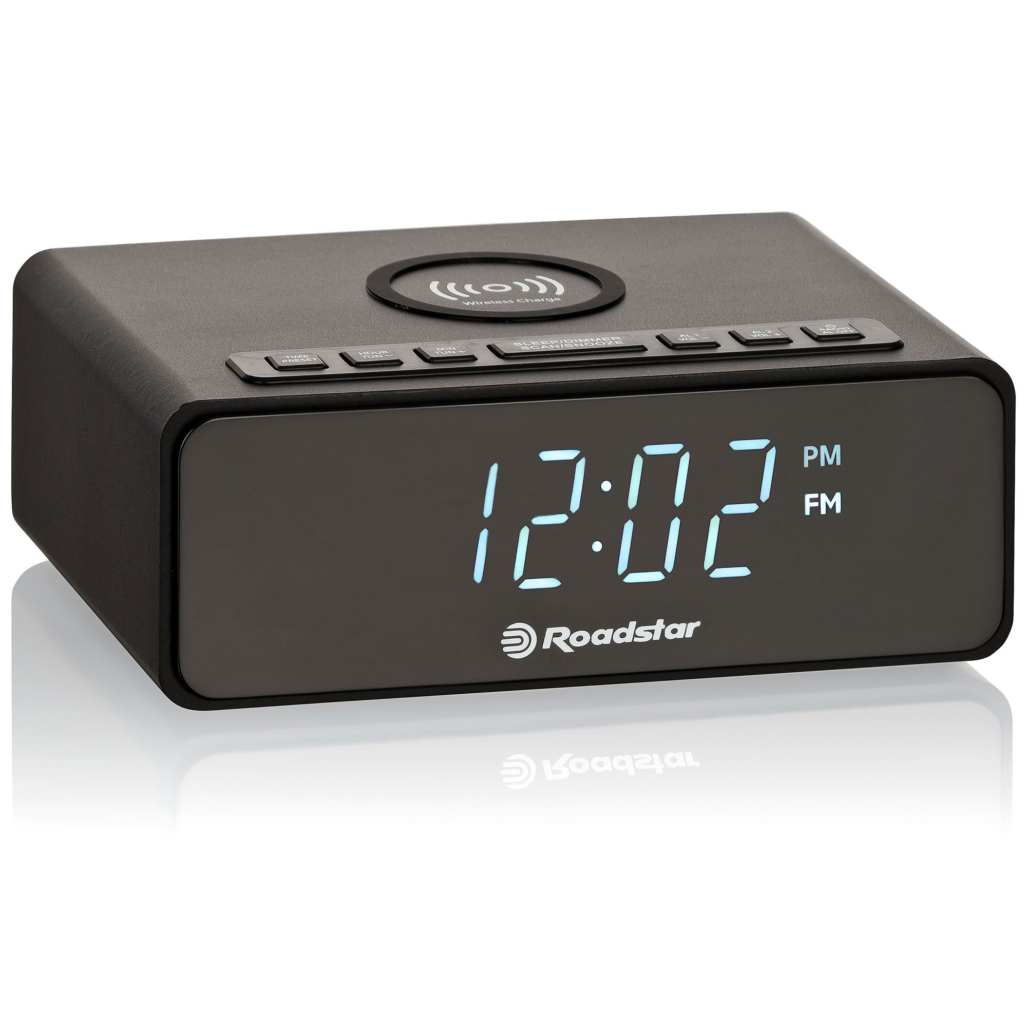 Radio Reloj Despertador Pll Fm, Puerto Usb Carga Rápida, 2 Alarmas, Gran  Pantalla Lcd, Snooze Negro Roadstar Clr-2477 con Ofertas en Carrefour