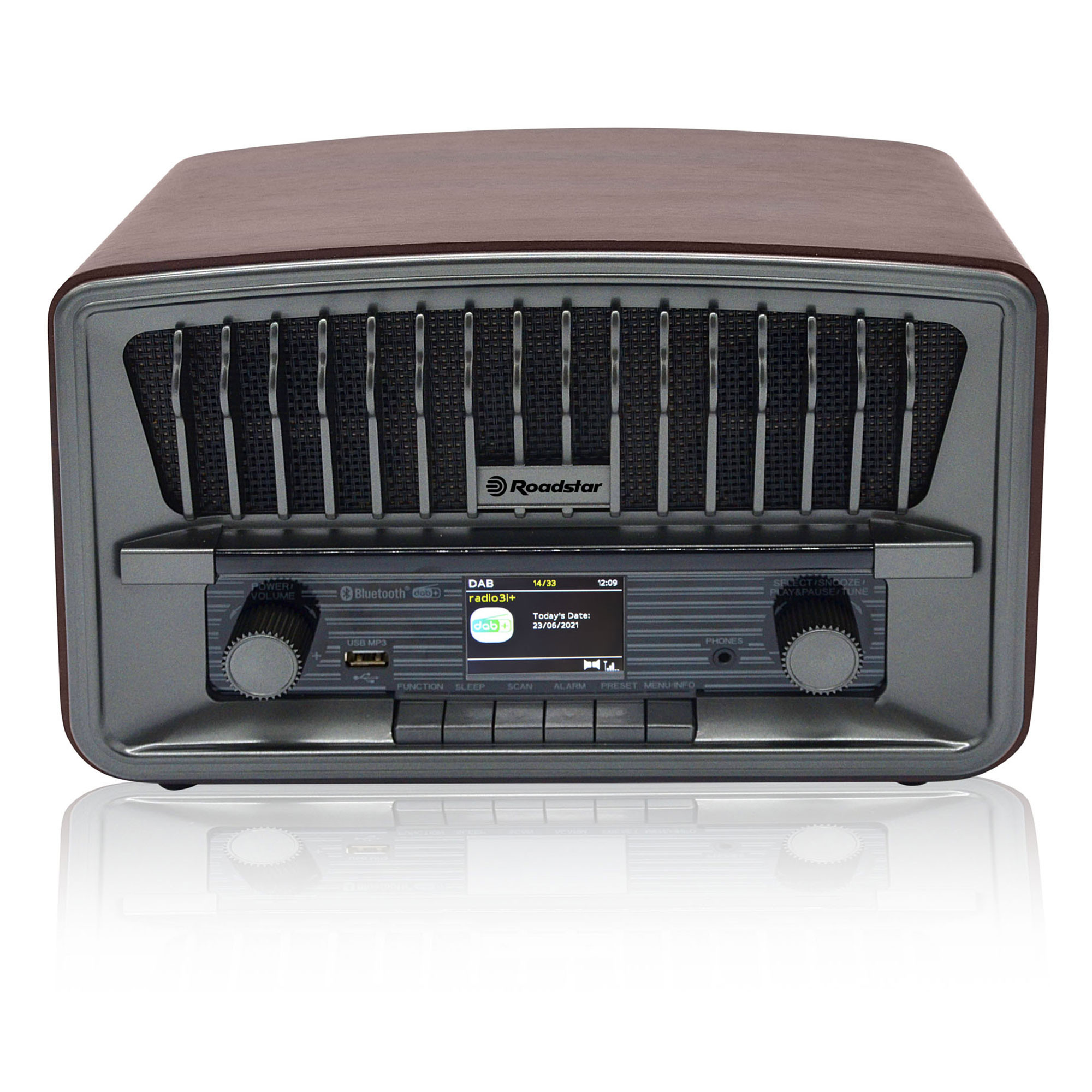 Roadstar RCR-779D+/BK Radio Cassette con CD Portátil DAB / DAB+ / FM, Reproductor  CD-MP3, USB, Mando a Distancia, AUX-IN, Salida de Auriculares, Negro