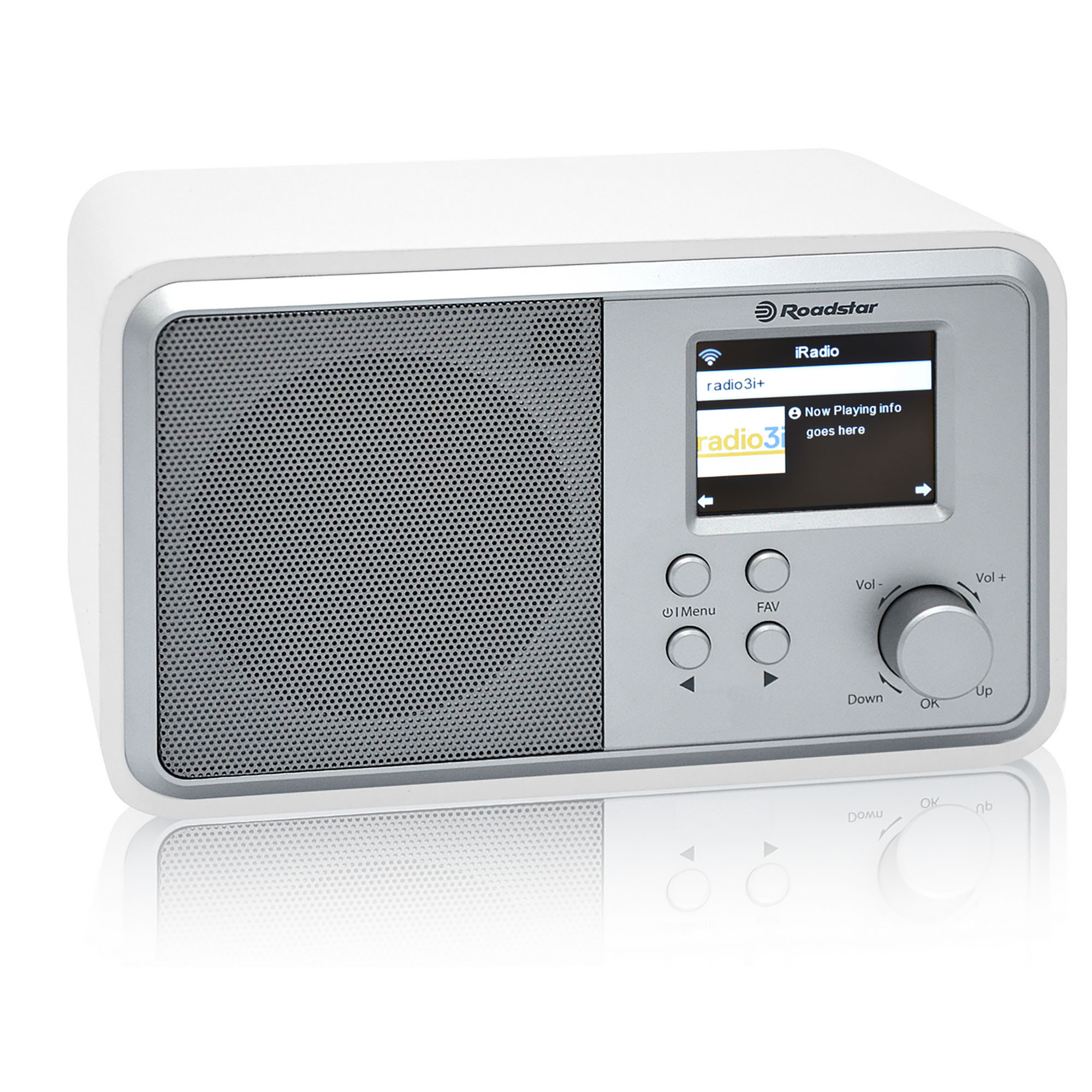 Roadstar IR 390D BT WH Radio Internet Wi Fi y Digital DAB DAB FM