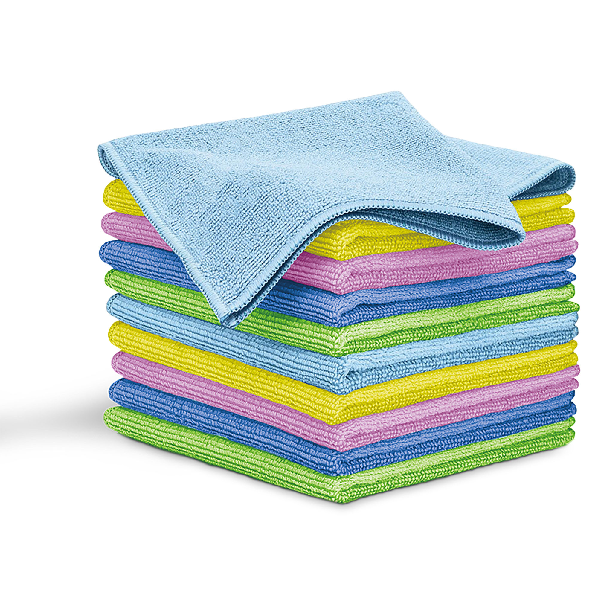 Estadístico malla binario Blaumann Set 10 Paños de Cocina Microfibra, Juego de Bayetas Suaves para  Secar, Super Absorbentes, Grandes 30x30cm, Toallas para Limpieza Cocina,  Coche, Cristales, Baño, Reutilizables, Multicolor
