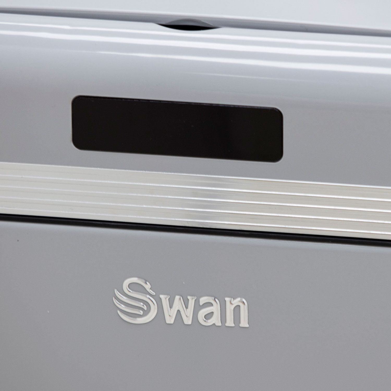 Swan Retro SWKA4500RN Cubo Basura Sensor de Apertura Automática, Metálico,  Capacidad 45 Litros, Diseño Vintage, Rojo