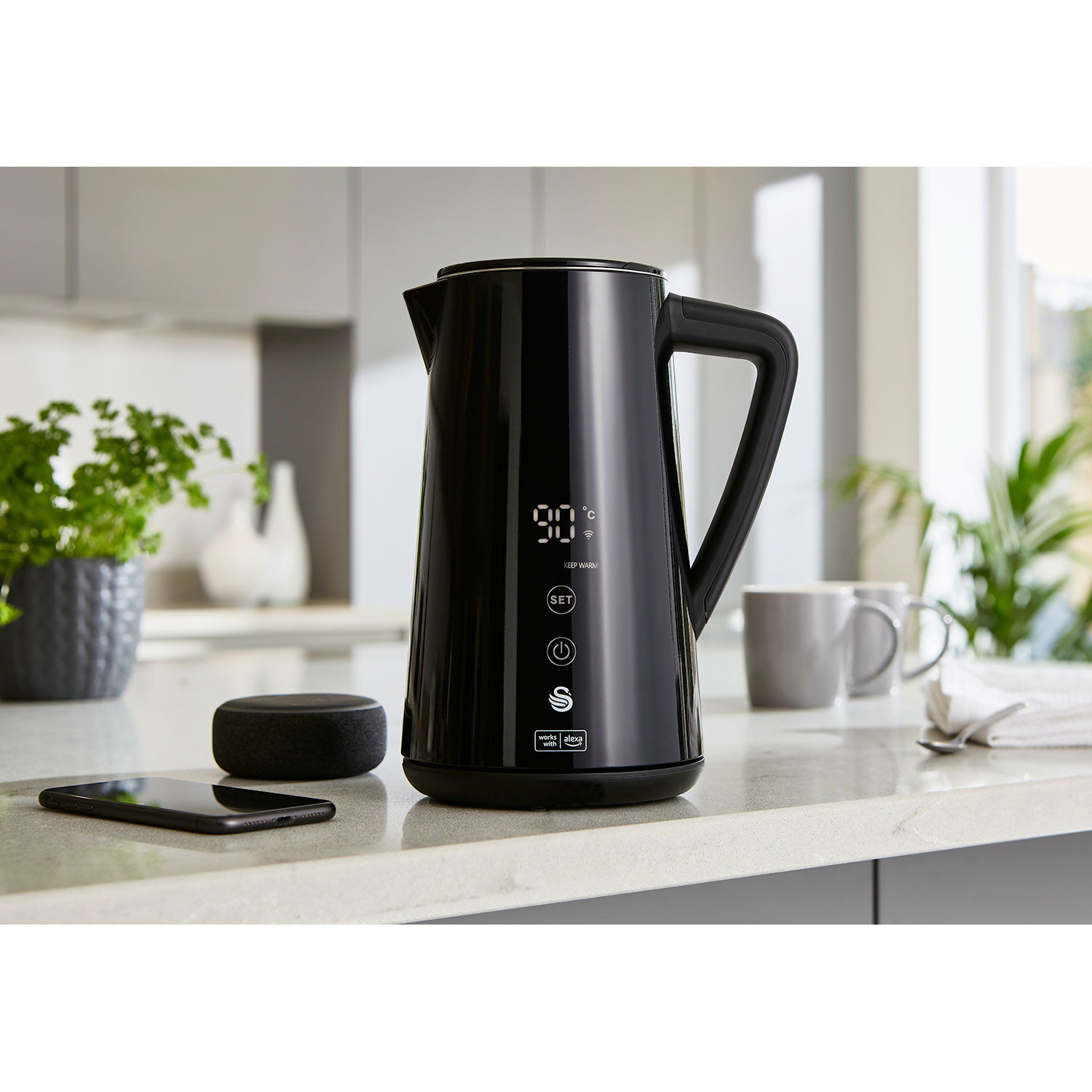 Swan Alexa Hervidor Agua El ctrico Inteligente WIFI Smart Kettle 1