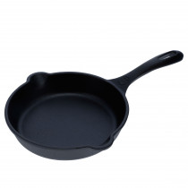Victoria Sartén Hierro Fundido Curado Inducción 20cm, Apta para Fuego, Barbacoa, Horno, Vitrocerámica, Gas, Cast Iron Skillet Curada para Crear Antiadherente Libre de Tóxicos sin PTFE ni PFOA ?>