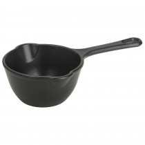 Victoria Cazo Cocina Inducción Hierro Fundido Esmaltado, Salsero 0,4 Litros, Apto para Fuego, Barbacoa, Horno, Vitrocerámica, Gas, Cast Iron Pot, Libre de Tóxicos sin PTFE ni PFOA ?>