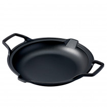 Victoria Paellera Sartén Hierro Fundido Curado Signature Classic Inducción 33cm, Apta Fuego, Barbacoa, Horno, Vitrocerámica, Cast Iron Skillet Curada para Crear Antiadherente Libre de Tóxicos sin PTFE ni PFOA ?>