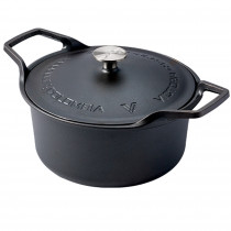 Victoria Horno Holandés Signature Classic Inducción Hierro Fundido Curado 30,5cm/ 5,7L Cocotte Curada para Crear Antiadherente Libre de Tóxicos sin PTFE ni PFOA, Apta Barbacoa, Horno, Vitrocerámica, Gas ?>