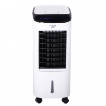 Adler AD 7922 Climatizador Evaporativo 3 en 1 Enfriador de Aire, Humidificador, Purificador de aire, 3 Modos de Ventilador, Oscilante, Depósito de agua 6 Litros, Air Cooler, Mando a Distancia, 350W ?>