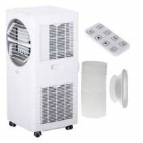 Adler AD 7925 Aire Acondicionado Portátil, 3000 Frigorías, 3 Modos de Funcionamiento, 2 Velocidades de Ventilador, Deshumidificador, Mando a Distancia, temporizador, 45 m2, Clase Energética A, 1300W ?>