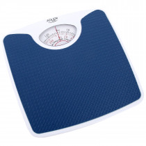 Adler AD8151G Báscula de Baño Mecánica, Profesional, 130 Kg, Gran precisión, Fácil de usar, Azul ?>