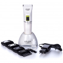 Adler AD2827 Cortapelos Eléctrico Profesional, Afeitadora para Hombre, Longitud de corte Ajustable, Cabezal Titanio, Cuchillas Cerámicas, Batería Recargable / Red, Cabello, Barba y Vello Corporal ?>