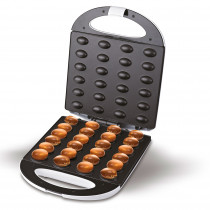 Adler AD3039 Gofrera Hornillo Eléctrico para Pastas en Forma de Nuez Rellenas de Crema, 24 Mitades de Galletas Horneadas en 2 Minutos, Placas Antiadherentes, Nut Maker Blanco, 1600W ?>